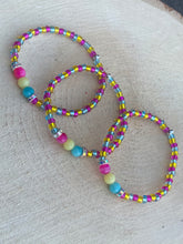 Load image into Gallery viewer, Pan Pride Stretch Bracelet