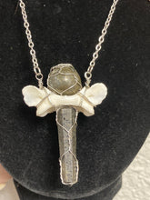 Load image into Gallery viewer, Raccoon Atlas Pyrite Necklace
