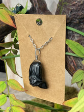 Load image into Gallery viewer, Obsidian Bat Necklace
