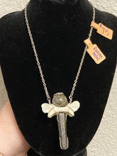 Load image into Gallery viewer, Raccoon Atlas Pyrite Necklace

