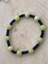 Load image into Gallery viewer, LET IT BEE~ Yellow Jade, Black Onyx
