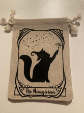 Load image into Gallery viewer, Cat Tarot Card Canvas bags 5x7”
