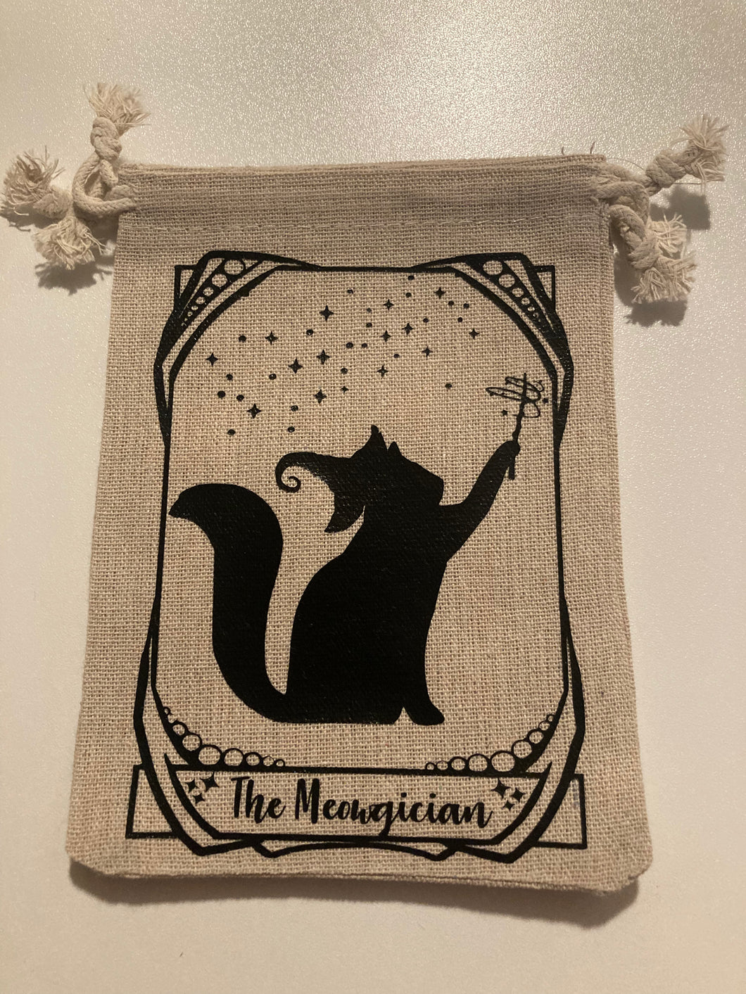 Cat Tarot Card Canvas bags 5x7”