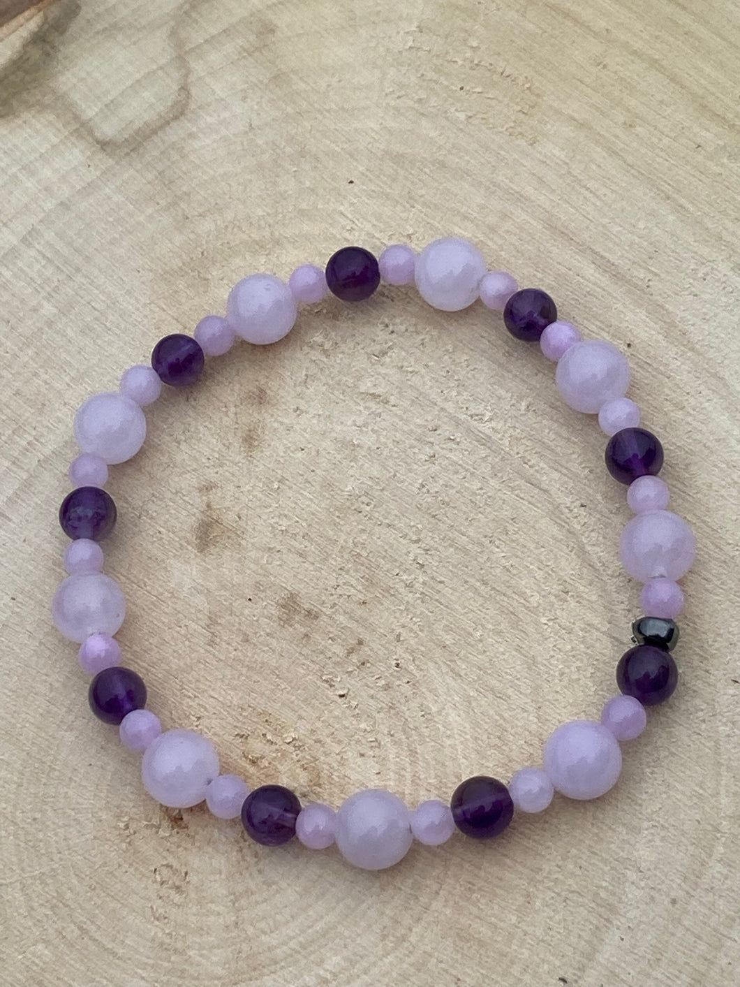 PURPLE BUBBLES ~ Lavender Jade and Amethyst