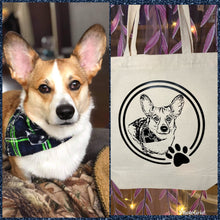 Load image into Gallery viewer, Custom Pet Tote bag
