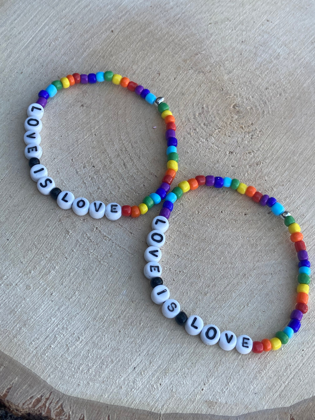 Love is Love Pride Stretch Bracelet