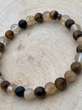 Load image into Gallery viewer, EYE OF THE TIGER ~ Tiger Eye and Volcano Quartz
