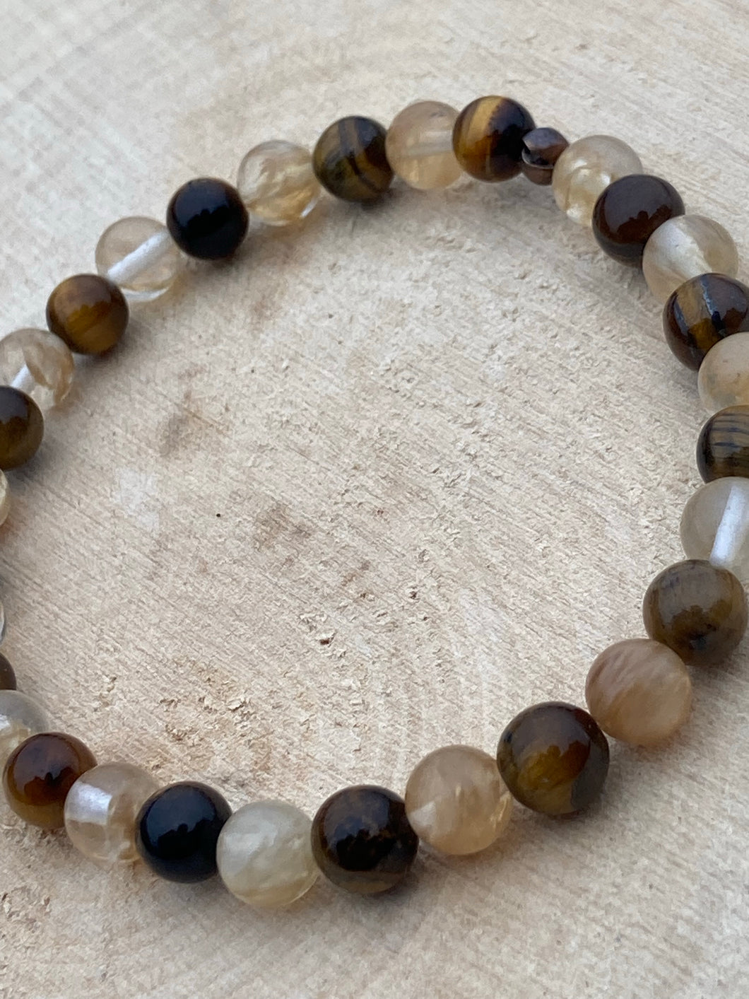 EYE OF THE TIGER ~ Tiger Eye and Volcano Quartz