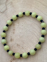 Load image into Gallery viewer, BEE HAPPY ~ Yellow Jade, Black Onyx
