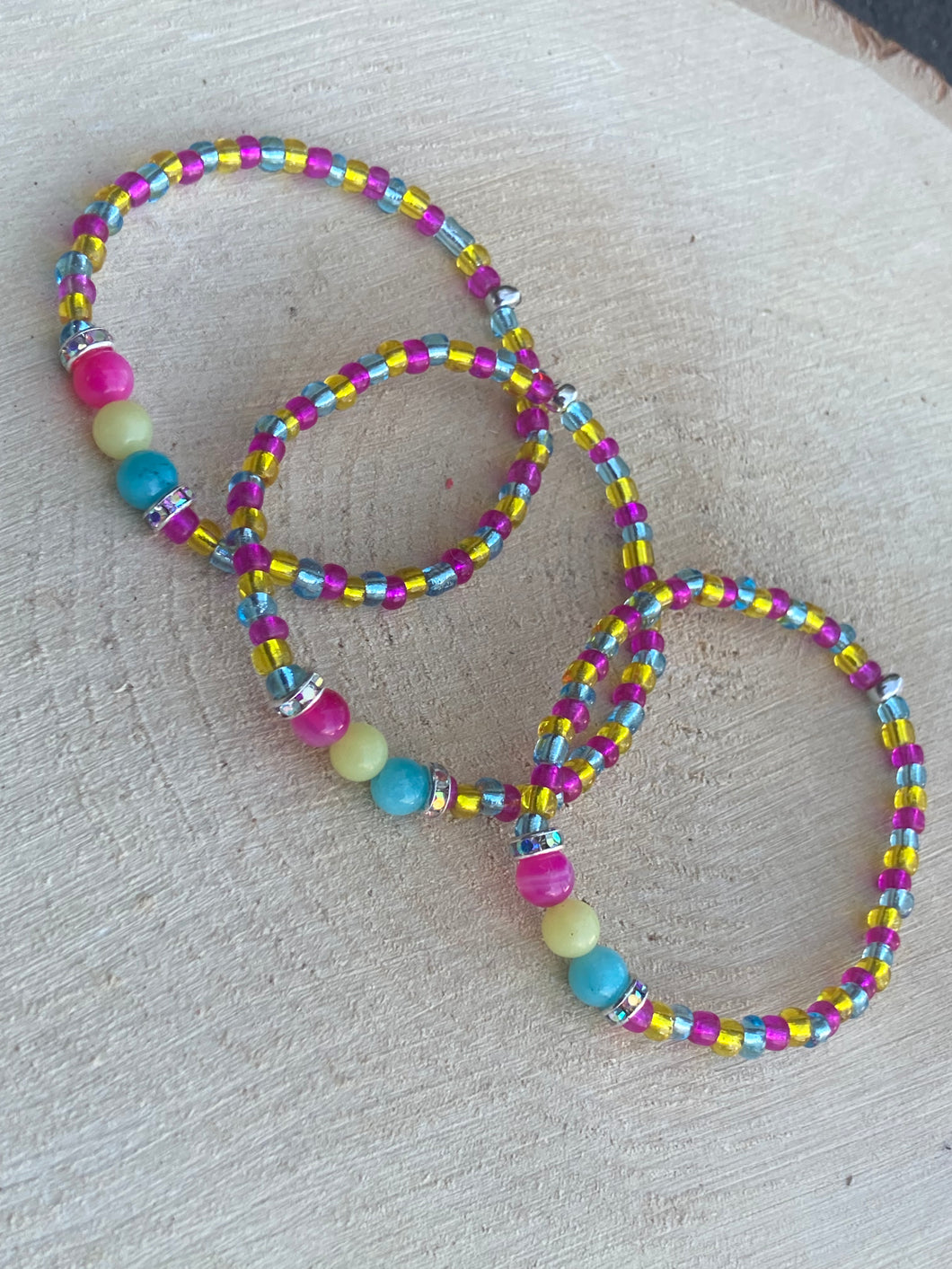 Pan Pride Stretch Bracelet