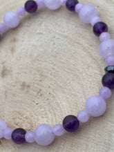 Load image into Gallery viewer, PURPLE BUBBLES ~ Lavender Jade and Amethyst
