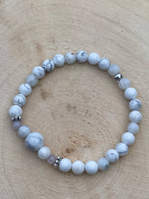 Load image into Gallery viewer, SNOWY OWL ~ Howlite, Moonstone
